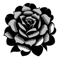 Rose Blume, ai generativ png