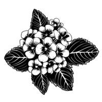 Heliotrope flower , AI Generative png