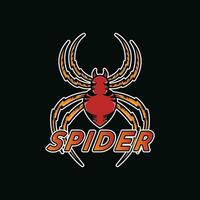 illustration vector graphic spider mascot logo design idea