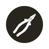 Pliers icon vector