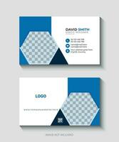 business card template vector