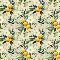 seamless pattern with orange photo