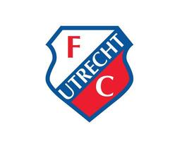 Utrecht Club Logo Symbol Netherlands Eredivisie League Football Abstract Design Vector Illustration