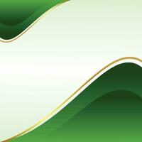 earth day background green color elegant gradation of abstract shapes, leaves pattern with free space for text. Template for banner, poster, social media, web. vector