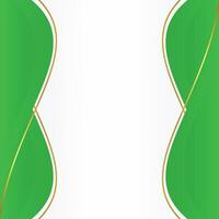 earth day background green color elegant gradation of abstract shapes, leaves pattern with free space for text. Template for banner, poster, social media, web. vector