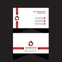 Modern Corporate creative business card design template Free vector visiting card