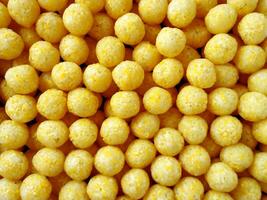 close up corn balls background photo
