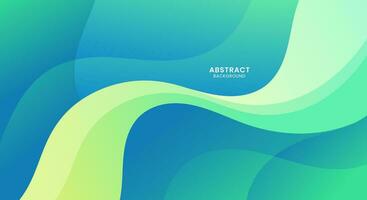 Abstract gradient wavy background wallpaper vector