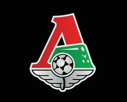 locomotora Moscú club logo símbolo Rusia liga fútbol americano resumen diseño vector ilustración con negro antecedentes