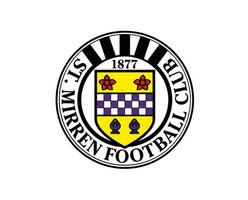 St Mirren FC Club Logo Symbol Scotland League Football Abstract Design Vector Illustration