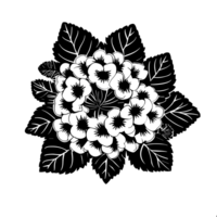 Heliotrope flower , AI Generative png