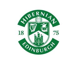 Hibernian FC Club Logo Symbol Scotland League Football Abstract Design Vector Illustration