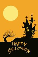 Halloween party, bright banner set. Helloween vector banner design, happy halloween background