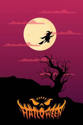 Halloween party, bright banner set. Helloween vector banner design, happy halloween background