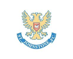 S t johnstone fc club logo símbolo Escocia liga fútbol americano resumen diseño vector ilustración