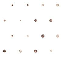 Autumn small apples, circles, dots. Hand drawn watercolor illustration. Seamless pattern on a white background vector