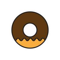 rosquilla icono vector