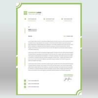 Modern business and corporate letterhead template vector