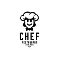 Chef hat logo vector