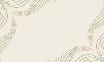 abstract floral background with abstract natural shape, leaf and floral ornament in soft color design vector