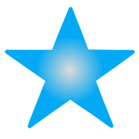 Star gestalten isoliert, ai generativ png