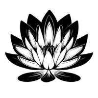 loto flor, ai generativo png