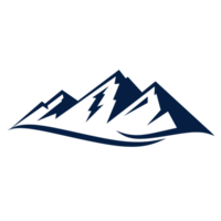 Montagne forme pour logo png