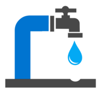 Water pump. Isolated on transparent background png