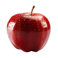 manzana png ,fresco rojo manzana aislado en transparente antecedentes ,generativo ai