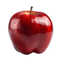 manzana png ,fresco rojo manzana aislado en transparente antecedentes ,generativo ai