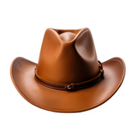 vaquero sombrero aislado png ,vaquero sombrero accesorios aislado en transparente antecedentes ,generativo ai