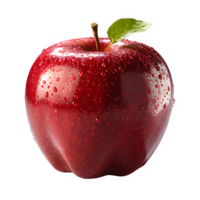 manzana png ,fresco rojo manzana aislado en transparente antecedentes ,generativo ai