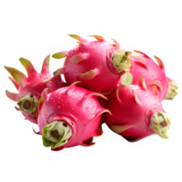 dragon fruit png ,dragon fruit isolated on transparent background ,generative ai