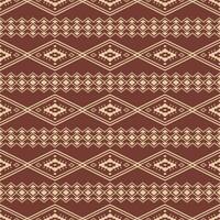 Ethnic stripe pixel pattern of seamless oriental tribe. Geometric abstract vector with native vintage style. Design for textile, fabric, clothing, curtain, rug, ornament, wrapping.