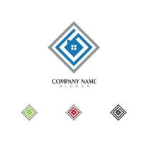 Property and Construction Logo design vector