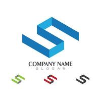 Business corporate S letter logo vector