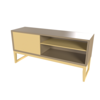 3d renderen van TV tafel png