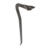 3d Rendering Of Crowbar Object png