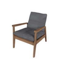 3d representación de sofá mueble png