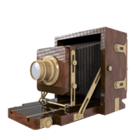 3d Rendering Of Vintage Camera png