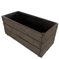 3d Rendering Of Wooden Case png