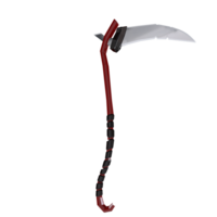 3d Renderização do foice arma png