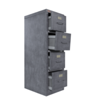 3d Rendering Of File Cabinet png