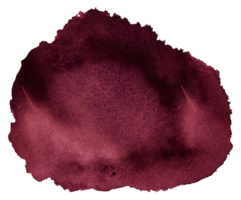 rood magenta waterverf borstel beroertes geïsoleerd, hand- geschilderd Aan waterverf papier textuur, rood magenta artistiek element voor Sjablonen uitnodiging kaart ontwerp png