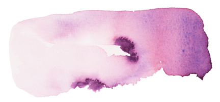 fucsia rosa acquerello spazzola colpi isolato, mano dipinto su acquerello carta struttura, fucsia rosa artistico elemento per modelli invito carta design png
