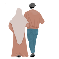 pareja musulmana romantica png