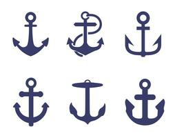 A set of different anchors vector