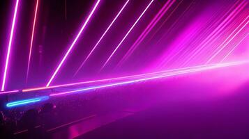 abstract light background that incorporates neon-like streaks and beams photo