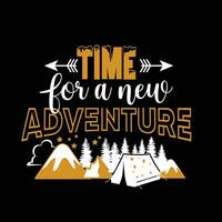 Free vector adventure travel inspiring motivation quotes lettering.