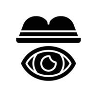 spyware glyph icon. vector icon for your website, mobile, presentation, and logo design.